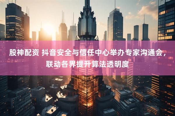 股神配资 抖音安全与信任中心举办专家沟通会，联动各界提升算法透明度
