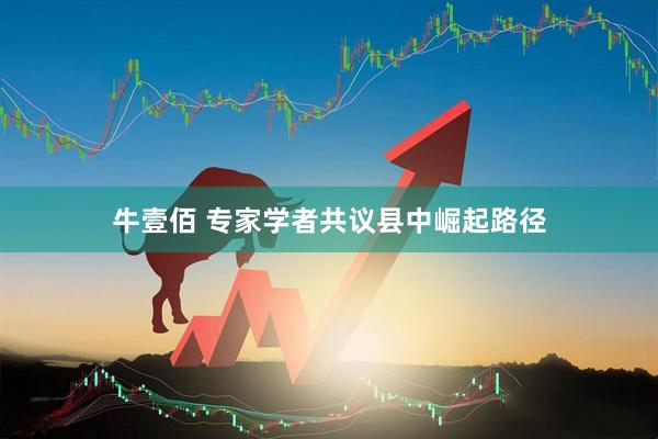 牛壹佰 专家学者共议县中崛起路径